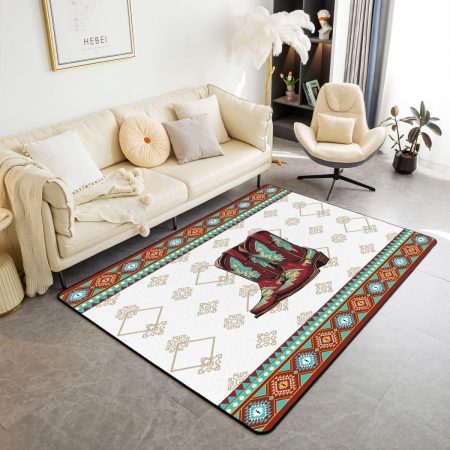 Modern Style Area Rug 3x5 for Living Room Bedroom, Soft Non Slip Indoor Carpet with Geometric Pattern